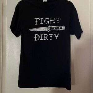 Fight Dirty Graphic Tee, Small